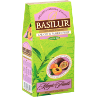 Чай зелений Basilur Магічні фрукти Абрикос і Маракуйя картон 100г