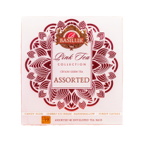 Чай Basilur Рожевий чай Подарункове асорті пакетований 40х1,5г
