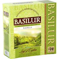 Чай зелений Basilur Лист Цейлону Раделла пакетований 100х1,5г