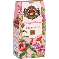 Чай зелений Basilur Вінтажні квіти Трояндова фантазія картон 75 г