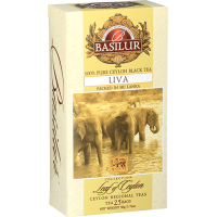 Чай чорний Basilur Лист Цейлону Ува пакетований 25х2г