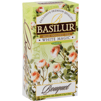 Чай зелений Basilur Букет Біле чарівництво пакетований 25х1,5г