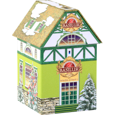 Чай зелений Basilur Будинок Зимова алея №3 100г Чай зелений Basilur Будинок Зимова алея №3 100г