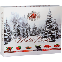 Чай черный Basilur Зимние ягоды Подарочное ассорти пакетированный 60х2 г