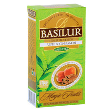 Чай зеленый Basilur Магические фрукты Яблоко и корица пакетированный 25х1,5гр