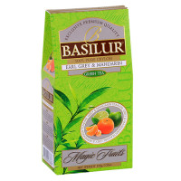 Чай зеленый Basilur Магические фрукты Эрл Грей и мандарин картон 100г