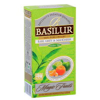 Чай зеленый Basilur Магические фрукты Эрл Грей и мандарин пакетированный 25х1,5гр