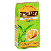 Чай зеленый Basilur Магические фрукты Дыня и Банан картон 100г