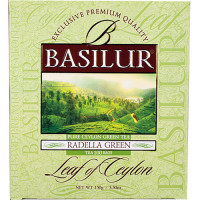 Чай зеленый Basilur Лист Цейлона Раделла пакетированный 100х1,5г